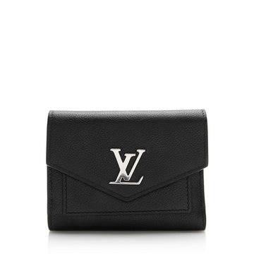 Louis Vuitton Calfskin MyLockme Compact Wallet (SHF-21972)