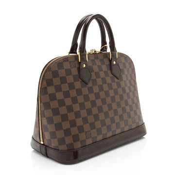 Louis Vuitton Damier Ebene Alma PM Satchel