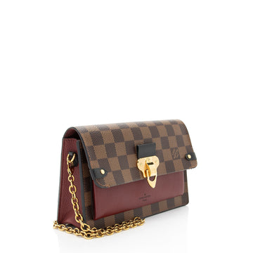 Louis Vuitton Damier Ebene Vavin Chain Wallet