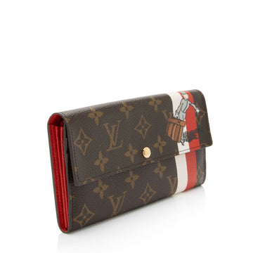 Louis Vuitton Limited Edition Monogram Canvas Groom Sarah Wallet