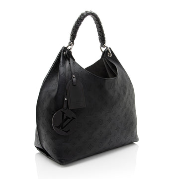 Louis Vuitton Mahina Leather Carmel Hobo