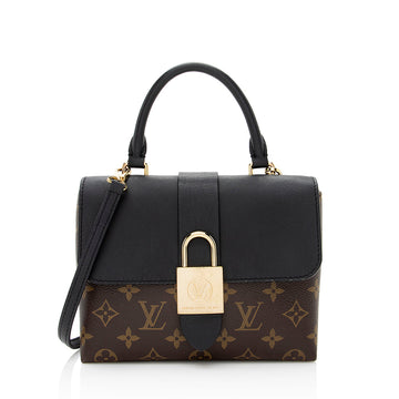 Louis Vuitton Monogram Canvas Calfskin Locky BB Satchel (SHF-BM8gZ0)