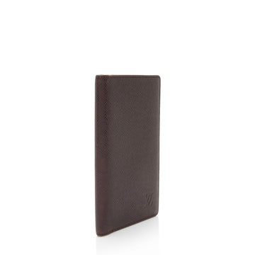 Louis Vuitton Vintage Taiga Leather Pocket Agenda Cover Wallet