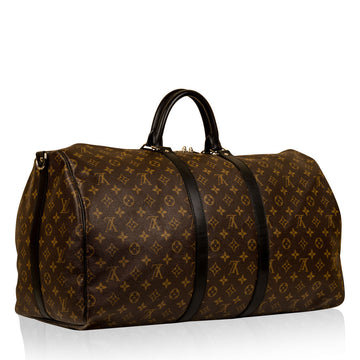Louis Vuitton Keepall Bandoulière 55 - Monogram Macassar Canvas