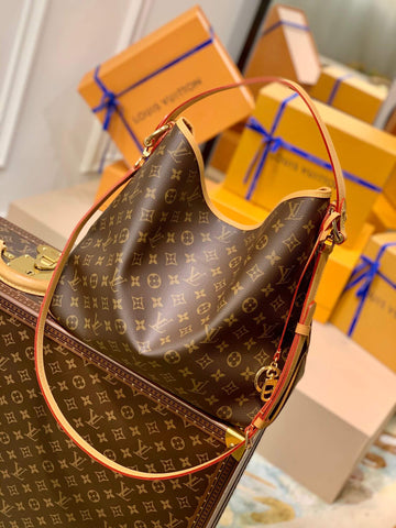 M50156 BIG SIZE GRACEFUL Handbag shoulder bag rose red monogram