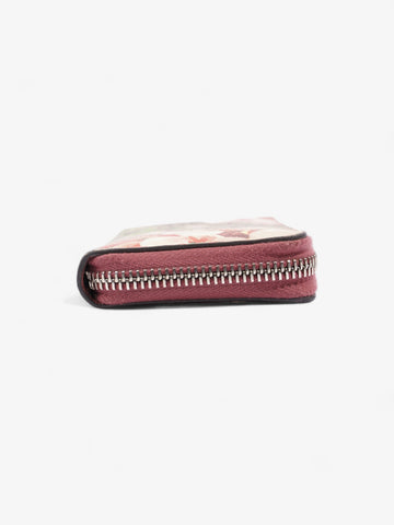 Gucci Blooms Zip Around Card Case Wallet CS Supreme Canvas