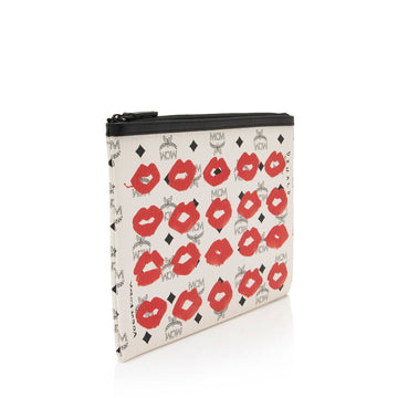 MCM x Vogue Visetos Korea Zip Pouch