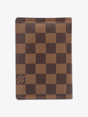 Louis Vuitton Passport Cover Damier Ebene Coated Canvas