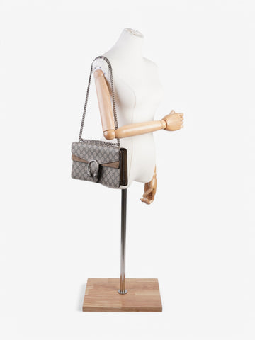Gucci Dionysus CS Supreme / Beige / Ebony Coated Canvas Small