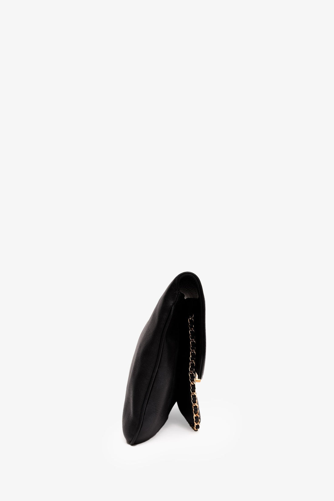 Chanel™ 2017/18 Black Lambskin 'Unchained' CC Clutch