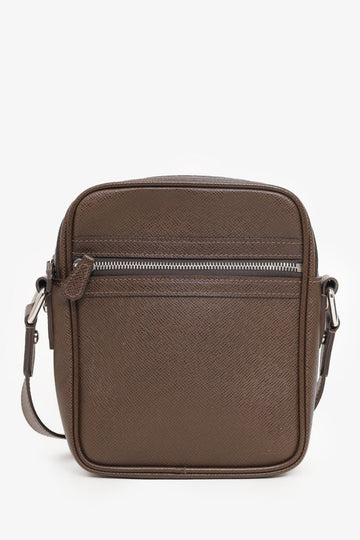 Louis Vuitton 2010 Brown Taiga Leather Dimitri Messenger Bag