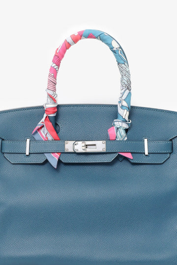 Hermès 2013 1P Colvert (Navy) Epsom Leather Birkin 30