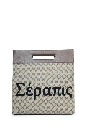 Gucci X Disney Monogram Leather/Coated Canvas 'Donald Duck' Slip Handle Bag with Strap