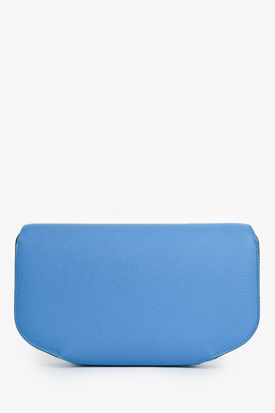 Hermès Blue Epsom Calfskin 'Cherche-Midi' Clutch