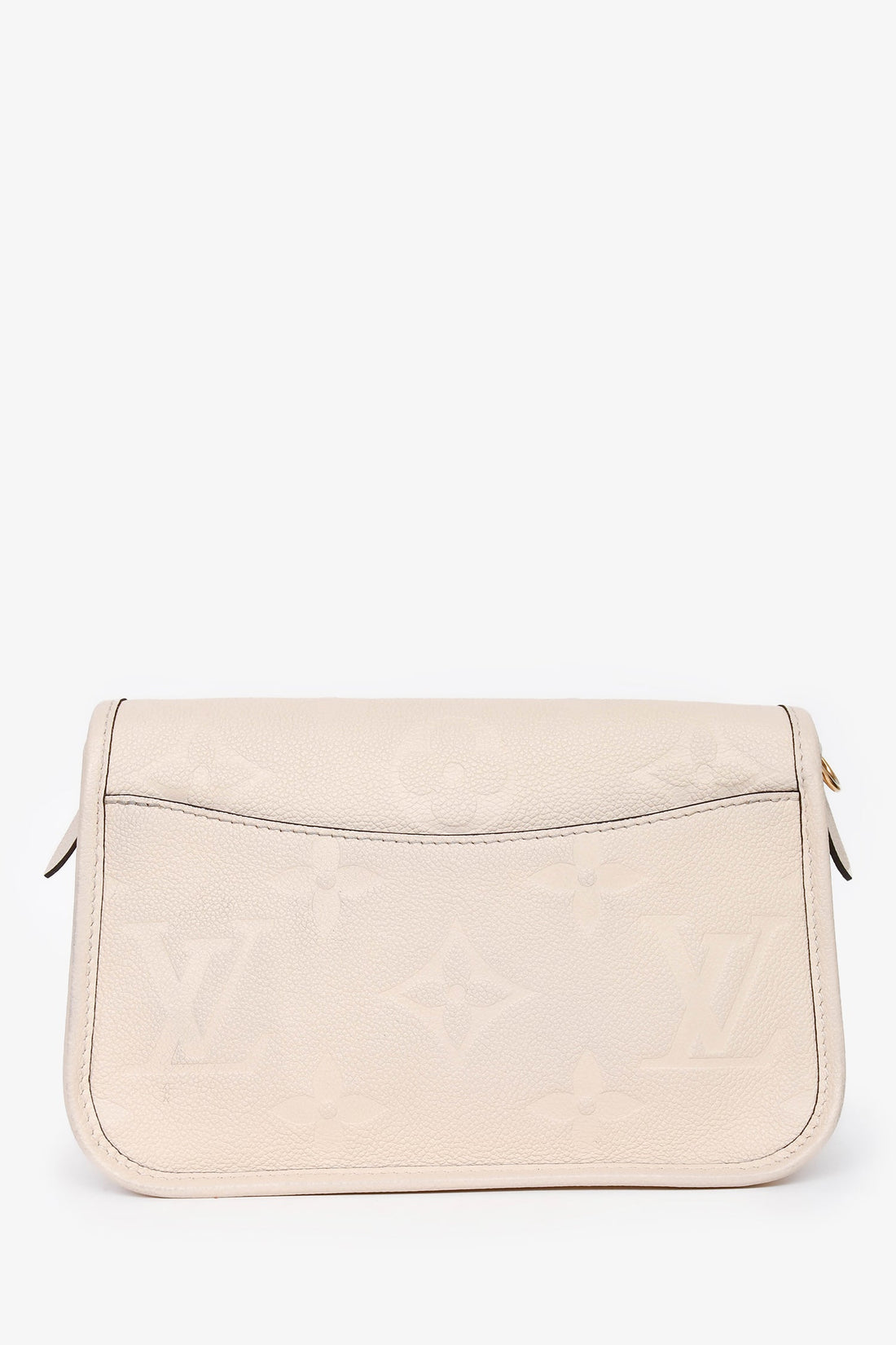 Louis Vuitton 2023 Cream Leather Emprienete Diane Crossbody Bag