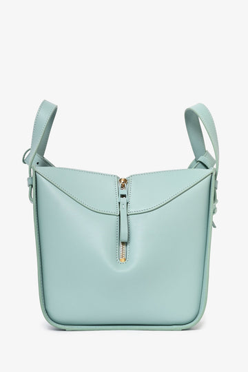 Loewe Aqua Blue Leather Hammock Bunny Charm Bag
