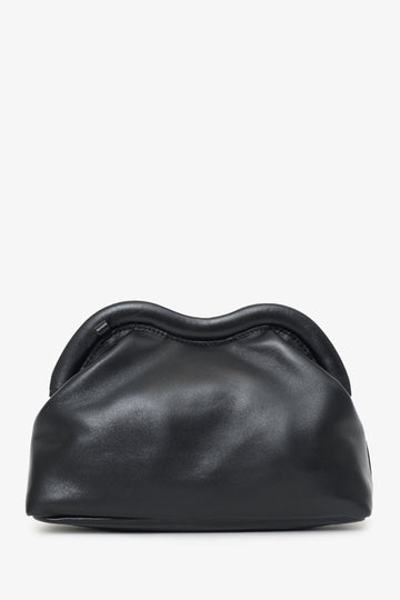 Mansur Gavriel Black Leather Baci Frame Crossbody