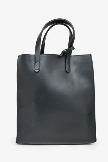 Givenchy 2016 Black Leather Bambi Print Tote with Strap