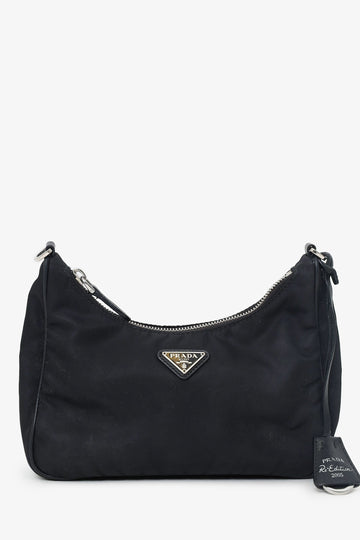 Prada Black Nylon Re-Edition 2005 Crossbody Bag (As Is)