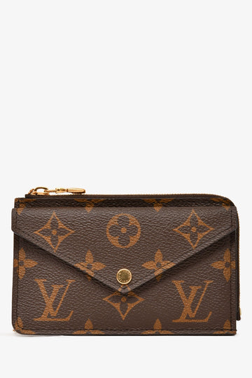 Louis Vuitton 2022 Brown Monogram Recto Verso Card Holder