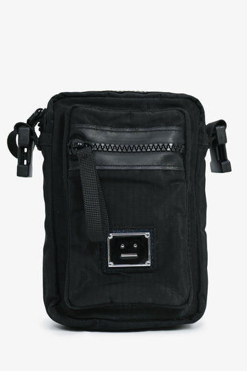 Acne Studios Black Nylon Messenger Bag