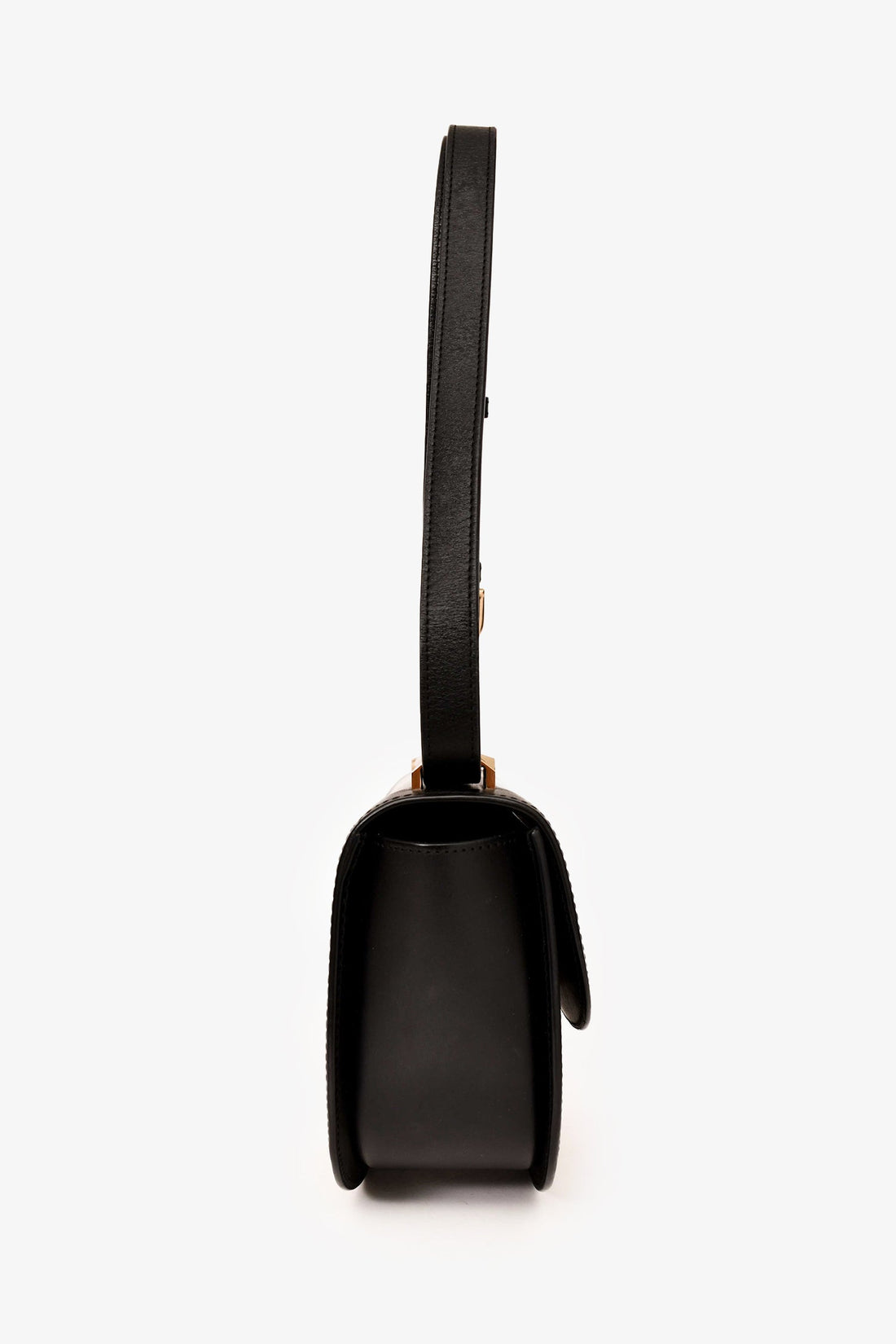 A.P.C. Black Leather Genève Crossbody (As Is)