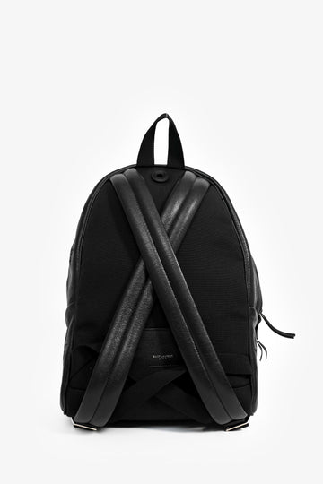 Saint Laurent 2016 Black Leather Multicolour Glitter Star Backpack