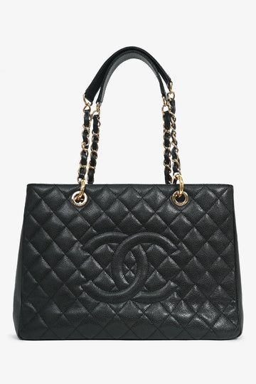 Chanel™ 2011-12 Black Caviar Leather Grand Shopping Tote GHW