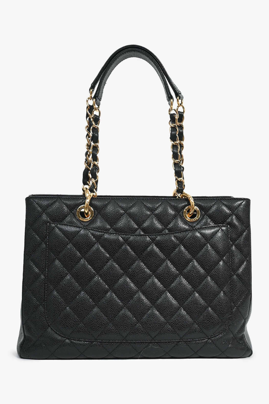 Chanel™ 2011-12 Black Caviar Leather Grand Shopping Tote GHW