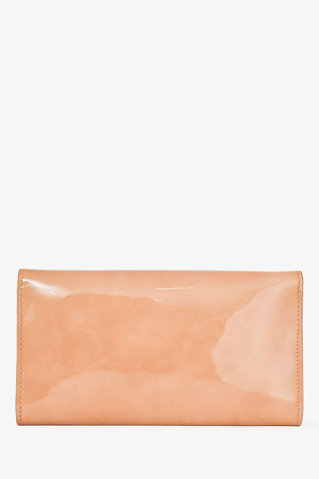 Jimmy Choo Beige Patent Leather Emmie Crossbody Clutch