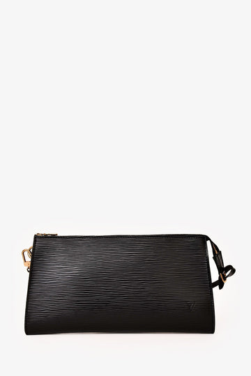 Louis Vuitton 2005 Black Epi Leather Pochette