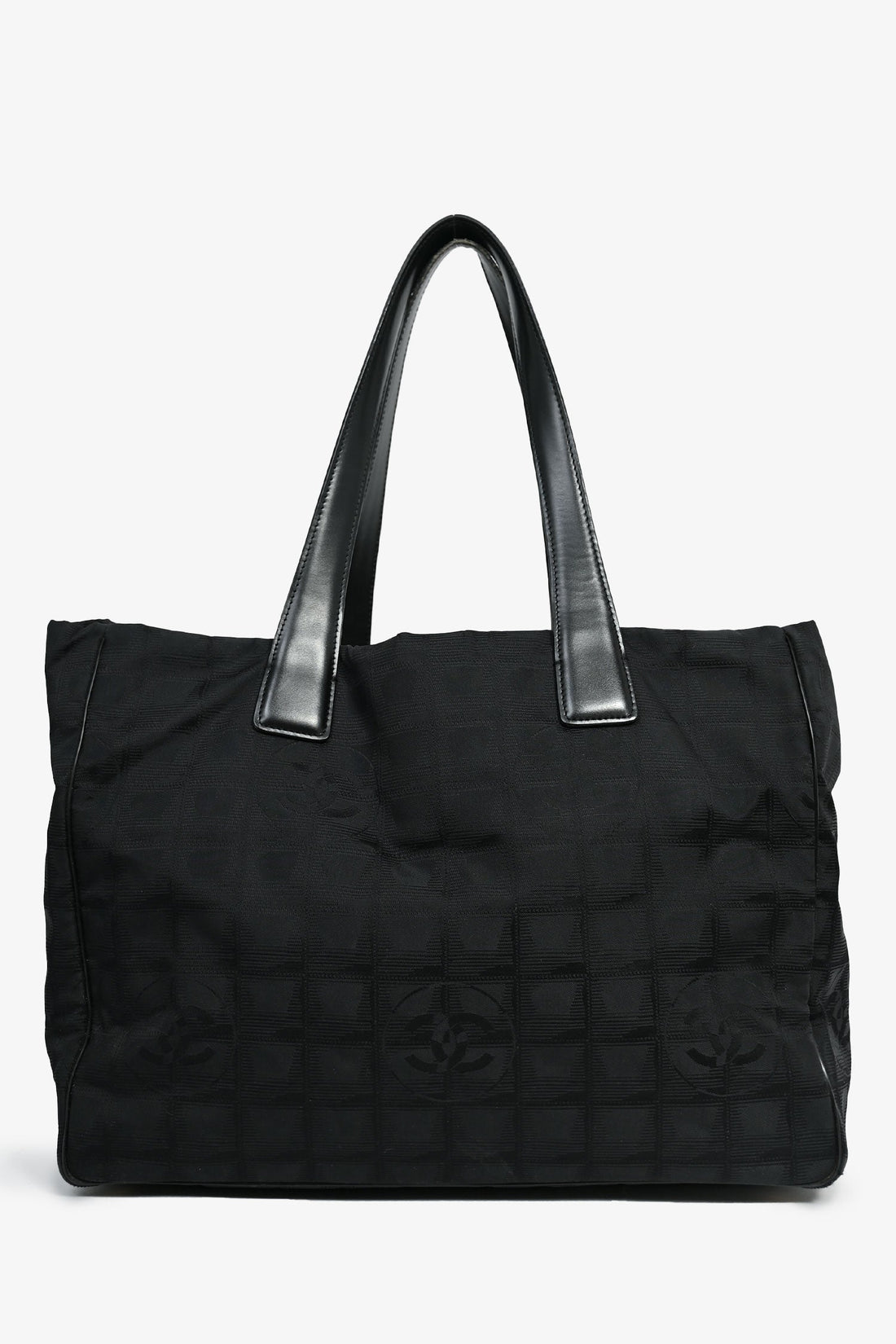 Chanel™ 2004/05 Black Canvas CC Tote Bag