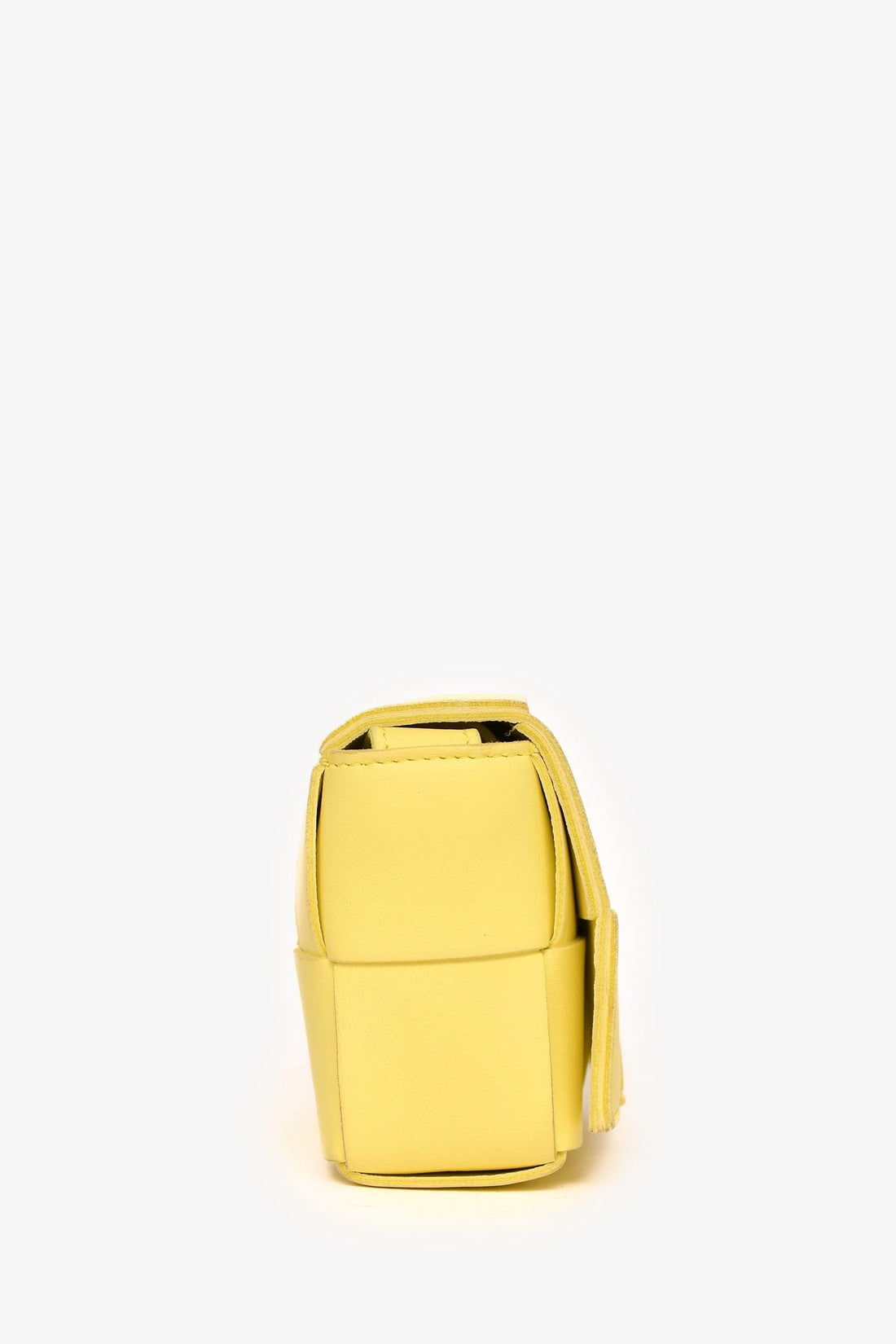 Bottega Veneta Yellow Intrecciato Candy Cassette Crossbody
