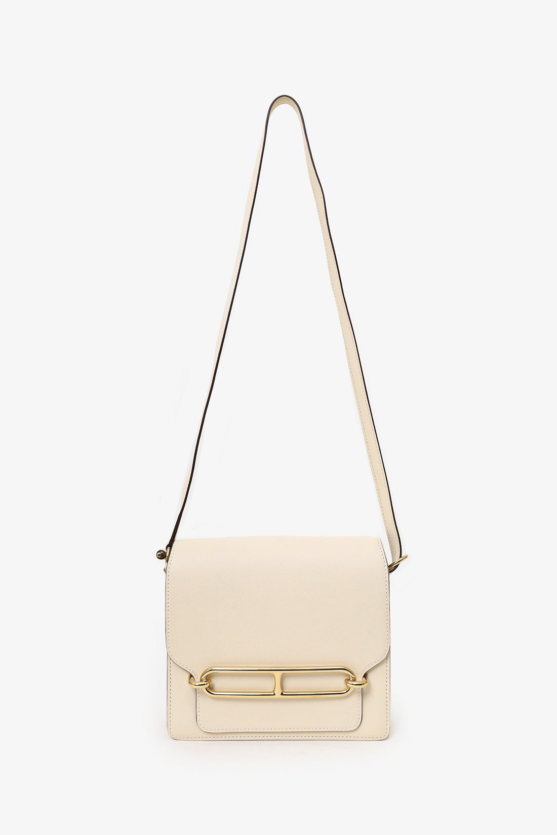 Hermes 2021 Nata Swift Leather Roulis 18 Crossbody GHW