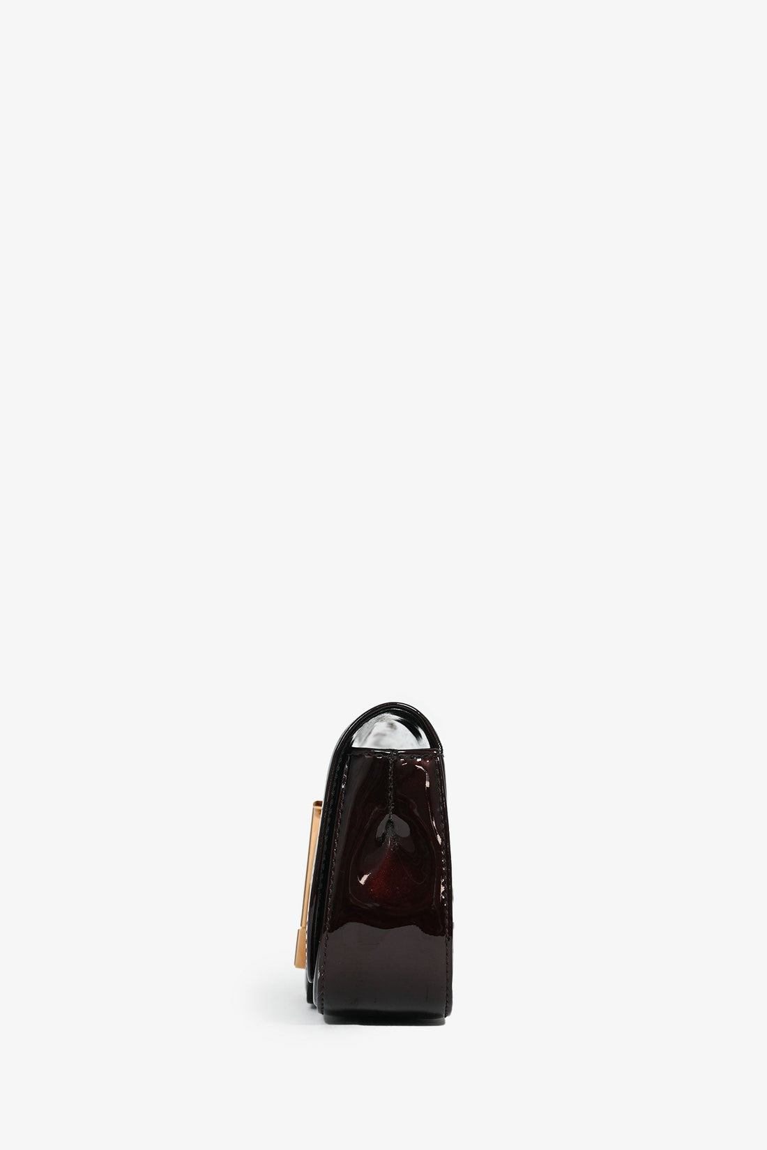 Louis Vuitton Burgundy Patent 'Sobe‘ Clutch