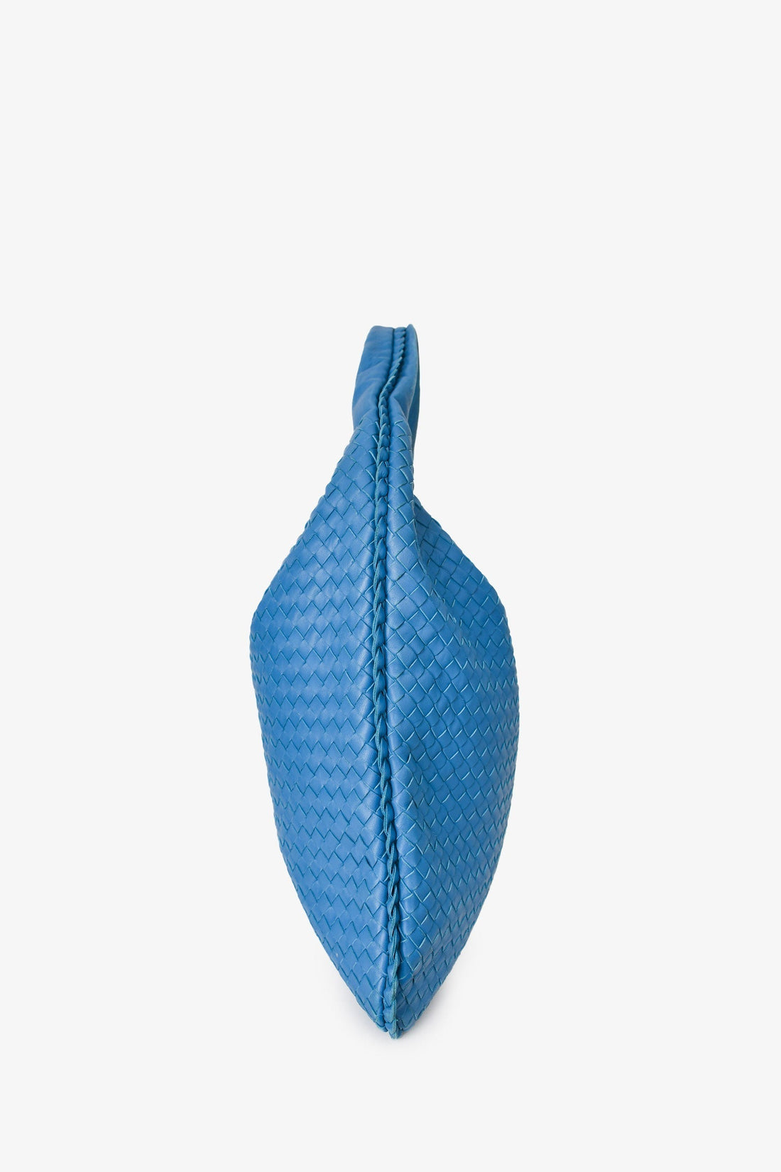 Bottega Veneta Teal Leather Extra Large Intrecciato Shoulder Bag