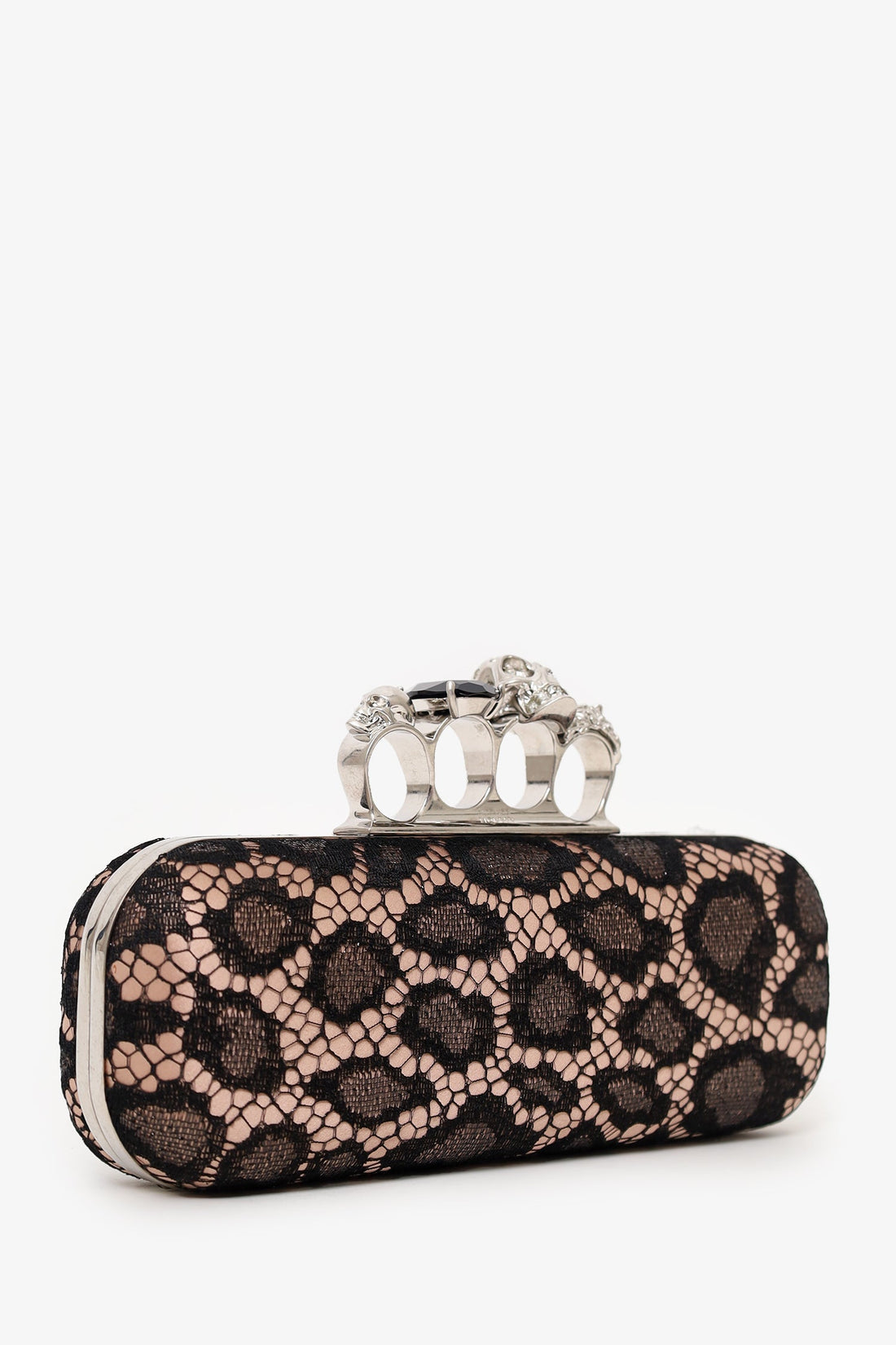 Alexander McQueen Lace Knuckle Duster Clutch