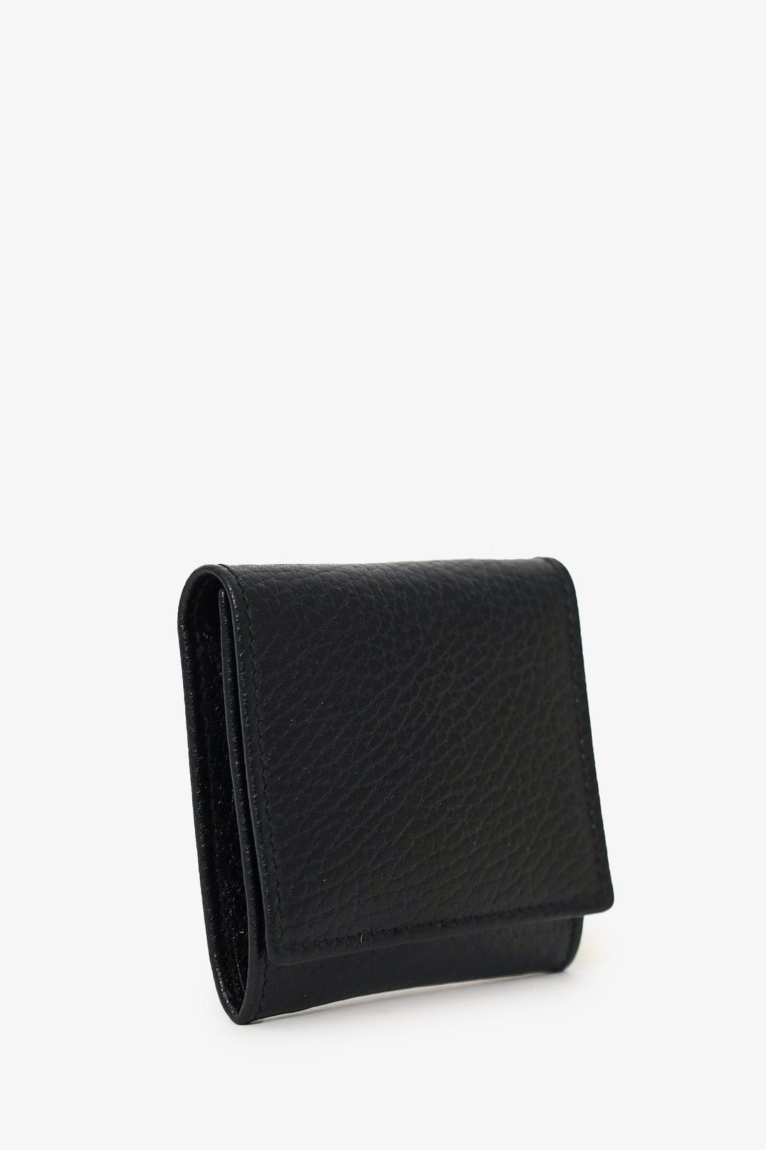 Bally Black Leather Coin Pouch