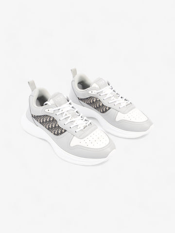 Christian Dior B25 Grey Oblique / White Leather EU 42 UK 8