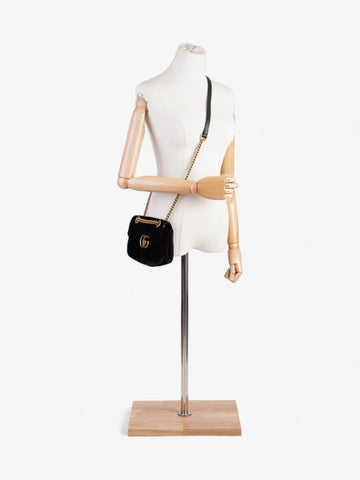 Gucci CS Marmont Black Velvet Mini