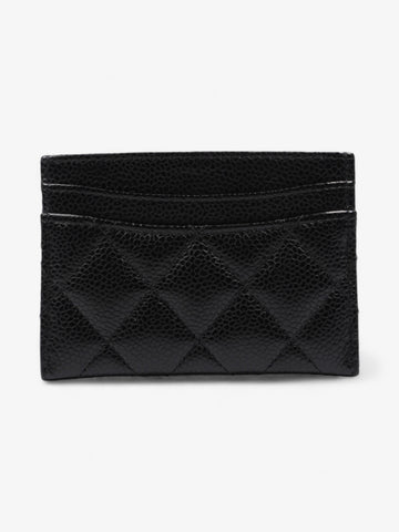 Chanel Classic Card Holder Black Caviar Leather