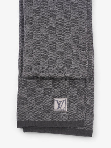 Louis Vuitton Damier Scarf Damier Graphite Wool
