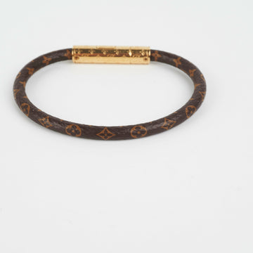 Louis Vuitton Monogram Confidential Bracelet Size 19