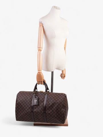 Louis Vuitton Keepall Damier Ebene Coated Canvas 55