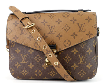 Louis Vuitto Pochette Metis Reverse Monogram Canvas Bag