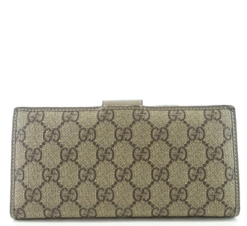 Gucci Monogram Canvas Continental Wallet