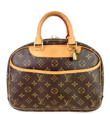 Louis Vuitto Deauville Monogram Canvas Handbag