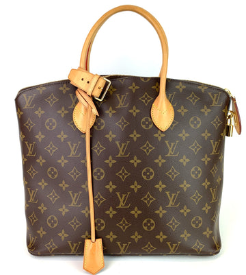 Louis Vuitto Lockit MM Monogram Canvas Handbag