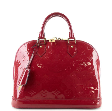 Louis Vuitto Alma PM Monogram Vernis Leather Handbag