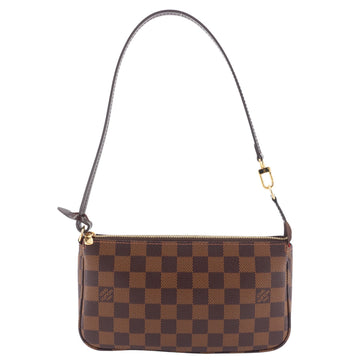 Louis Vuitto Pochette Accessoires Damier Ebene Canvas Bag